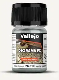 VLJ-26310 Vallejo 35ml Bottle Moss Green 0.1-1mm Landscape Diorama FX