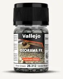 VLJ-26312 Vallejo 35ml Bottle Moss Green 2-5mm Landscape Diorama FX