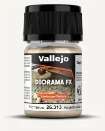 VLJ-26313 Vallejo 35ml Bottle Arid Yellow 0.1-0.6mm Landscape Diorama FX