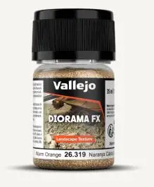 VLJ-26319 Vallejo 35ml Bottle Warm Orange 0.1-0.6mm Landscape Diorama FX