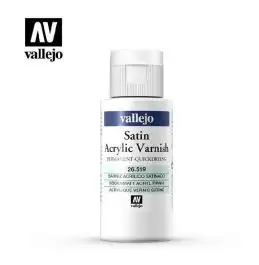 VLJ-26519 Vallejo 60ml Bottle Satin Acrylic Varnish (6/Bx)
