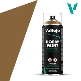 VLJ-28014 Vallejo 400ml Leather Brown Fantasy Acrylic Hobby Paint Spray