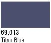 VLJ-69013 Vallejo 17ml Bottle Titan Blue Mecha Color (6/Bx)