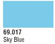 VLJ-69017 Vallejo 17ml Bottle Sky Blue Mecha Color (6/Bx)