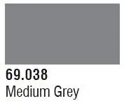 VLJ-69038 Vallejo 17ml Bottle Medium Grey Mecha Color (6/Bx)