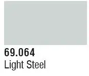 VLJ-69064 Vallejo 17ml Bottle Light Steel Mecha Color (6/Bx)