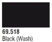 VLJ-69518 Vallejo 17ml Bottle Black Wash Mecha Color (6/Bx)
