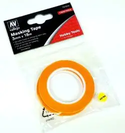 VLJ-7004 Vallejo Precision Masking Tape 3mmx18m (2/pk)