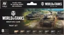 VLJ-70245 Vallejo 17ml Bottle World of Tanks Miniatures Game Model Color Paint Set (8 Colors) (D)