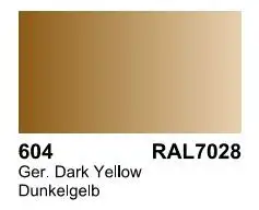 VLJ-70604 Vallejo 18ml Bottle German Dark Yellow RAL 7028 Surface Primer (6/Bx)