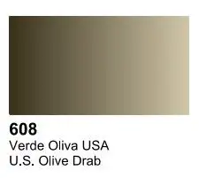 VLJ-70608 Vallejo 18ml Bottle US Olive Drab Surface Primer (6/Bx)
