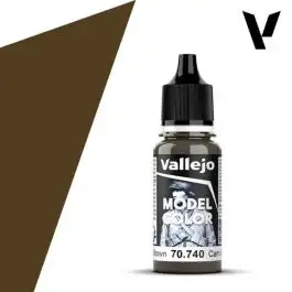 VLJ-70740 Vallejo 18ml Bottle Camouflage Middle Brown Model Color (6/Bx)