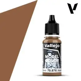 VLJ-70876 Vallejo 18ml Bottle Brown Sand Model Color (6/Bx)