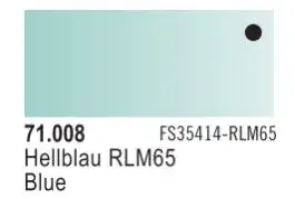 VLJ-71008 Vallejo 17ml Bottle Pale Blue Model Air (6/Bx)