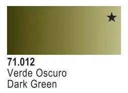 VLJ-71012 Vallejo 17ml Bottle Dark Green Model Air (6/Bx)