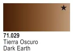 VLJ-71029 Vallejo 17ml Bottle Dark Earth Model Air (6/Bx)