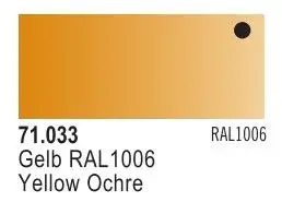 VLJ-71033 Vallejo 17ml Bottle Yellow Ochre Model Air (6/Bx)