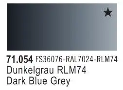 VLJ-71054 Vallejo 17ml Bottle Dark Grey Blue Model Air (6/Bx)