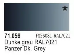 VLJ-71056 Vallejo 17ml Bottle Panzer Dark Grey Model Air (6/Bx)