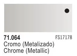 VLJ-71064 Vallejo 17ml Bottle Metallic Chrome Model Air (6/Bx)