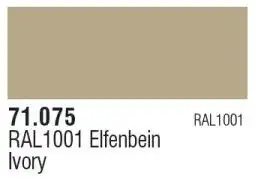 VLJ-71075 Vallejo 17ml Bottle Ivory Model Air (6/Bx)