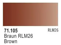 VLJ-71105 Vallejo 17ml Bottle Brown RLM26 Model Air (6/Bx)