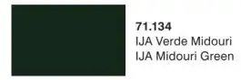 VLJ-71134 Vallejo 17ml Bottle IJA Midouri Green Model Air (6/Bx)