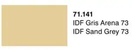 VLJ-71141 Vallejo 17ml Bottle IDF Sand Grey Model Air (6/Bx)
