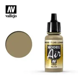 VLJ-71245 Vallejo 17ml Bottle Loam Beige Model Air (6/Bx)