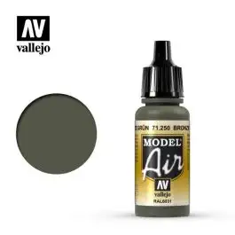 VLJ-71250 Vallejo 17ml Bottle Bronze Green Model Air (6/Bx)