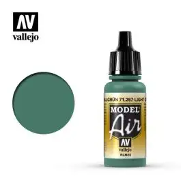 VLJ-71267 Vallejo 17ml Bottle Light Green RLM25 Model Air (6/Bx)