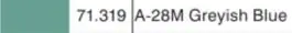 VLJ-71319 Vallejo 17ml Bottle A-28M Greyish Blue Model Air (6/Bx)
