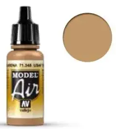 VLJ-71348 Vallejo 17ml Bottle USAF Tan Model Air (6/Bx)