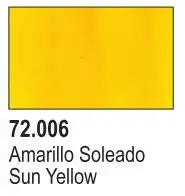 VLJ-72006 Vallejo 18ml Bottle Sun Yellow Game Color (6/Bx)