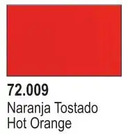 VLJ-72009 Vallejo 18ml Bottle Hot Orange Game Color (6/Bx)