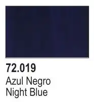 VLJ-72019 Vallejo 18ml Bottle Night Blue Game Color (6/Bx)