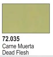 VLJ-72035 Vallejo 18ml Bottle Dead Flesh Game Color (6/Bx)