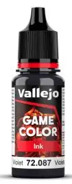 VLJ-72087 Vallejo 18ml Bottle Violet Ink Game Color (6/Bx)
