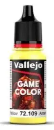 VLJ-72109 Vallejo 18ml Bottle Toxic Yellow Game Color (6/Bx)