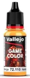 VLJ-72110 Vallejo 18ml Bottle Sunset Orange Game Color (6/Bx)