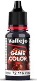 VLJ-72116 Vallejo 18ml Bottle Midnight Purple Game Color (6/Bx)
