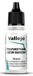 VLJ-72652 Vallejo 18ml Bottle Satin Polyurethane Varnish (6/Bx)