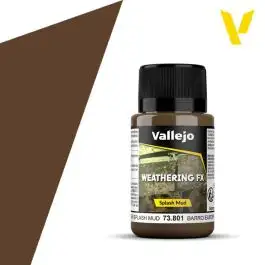 VLJ-73801 Vallejo 40ml Bottle European Splash Mud Weathering FX