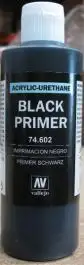 VLJ-74602 Vallejo 200ml Bottle Black Surface Primer