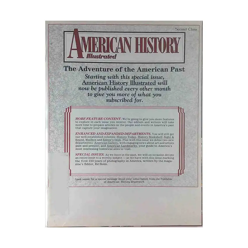 Vol. 24, #5 "Special Issue Marking 150 Years of Photography in America"