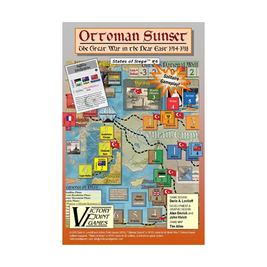 Ottoman Sunset - The Great War in the Near East, 1914-1918 (1st Edition)