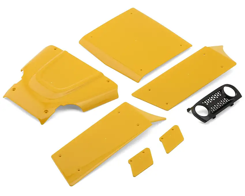 Vanquish Products H10 Optic Body Panel Set (Yellow/Battle Born) w/Decals