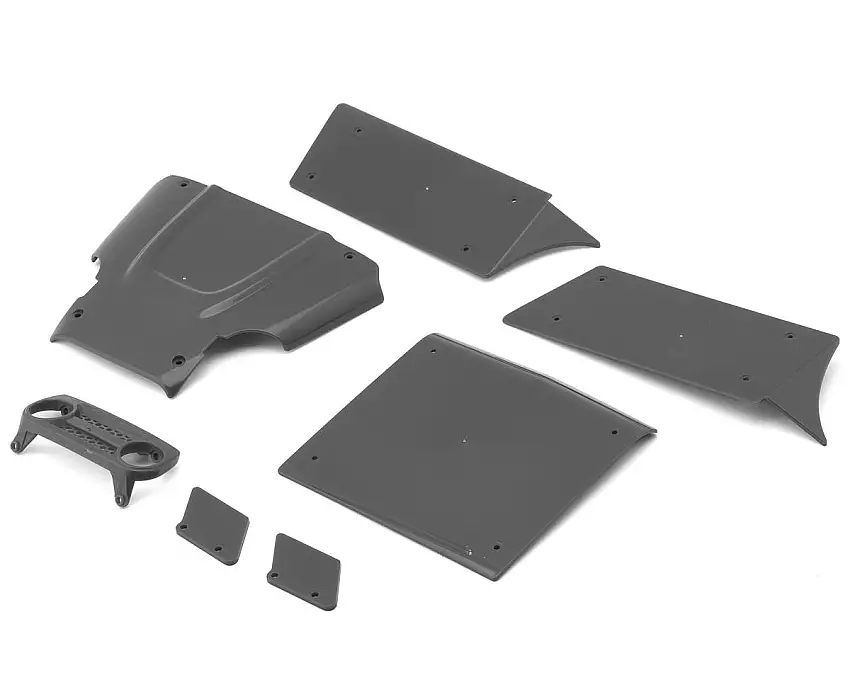 Vanquish Products H10 Optic Body Panel Set (Grey/Vanquish Products) w/Decals