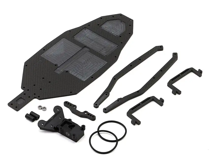 Vision Racing Team Associated B7 Carbon Fiber Chassis Conversion Kit (-4mm)