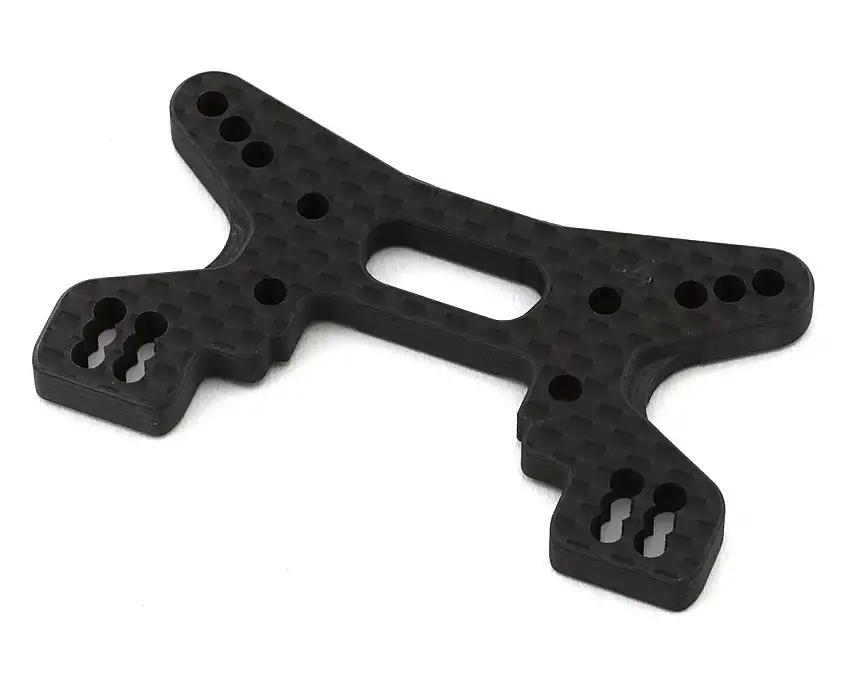 Vision Racing Team Associated B74.2 Front Carbon Fiber Gullwing Shock Tower (5mm) (-4mm)